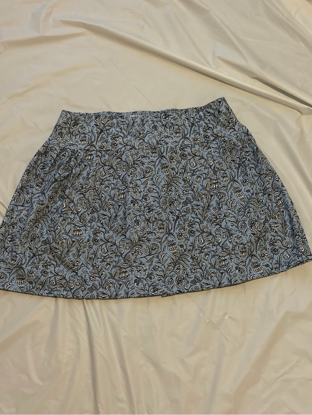 Laura Ashley Light Blue Floral Skort